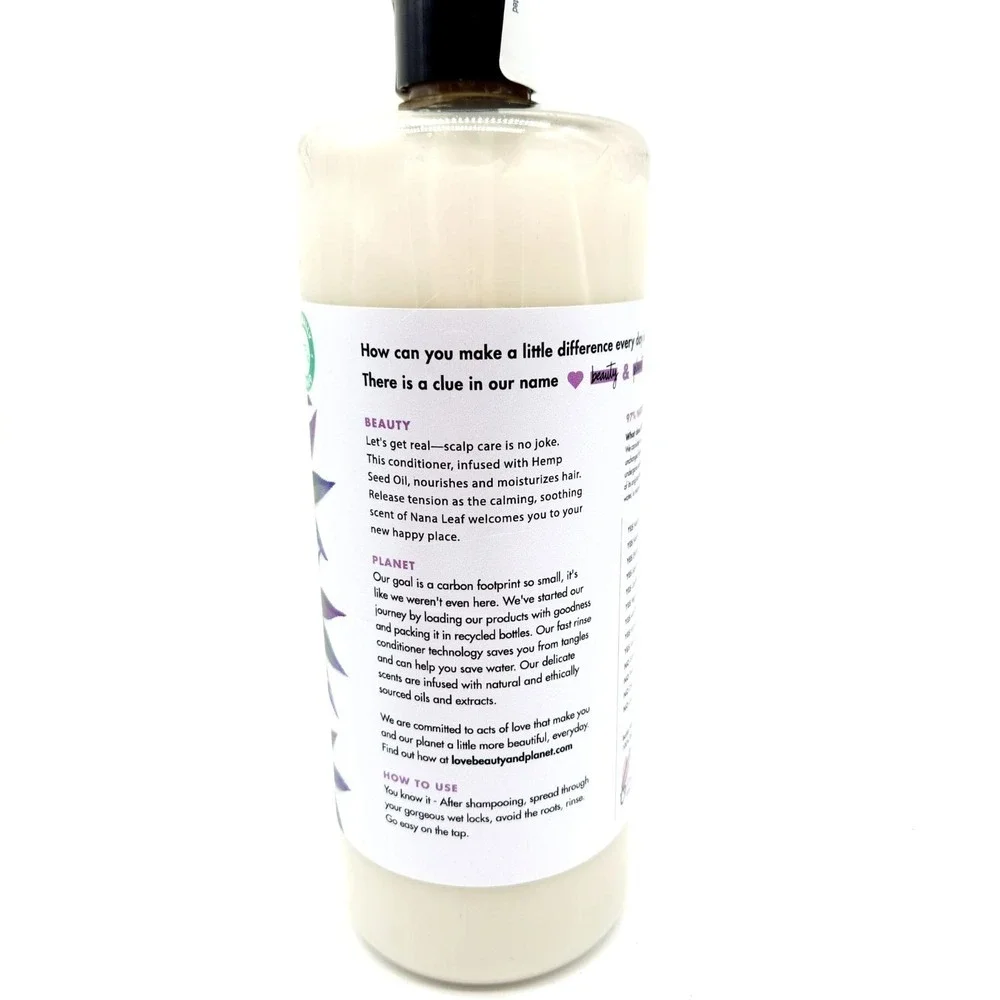 Love Beauty & Planet Hemp Seed Oil Conditioner 13.5 fl oz Sulfate